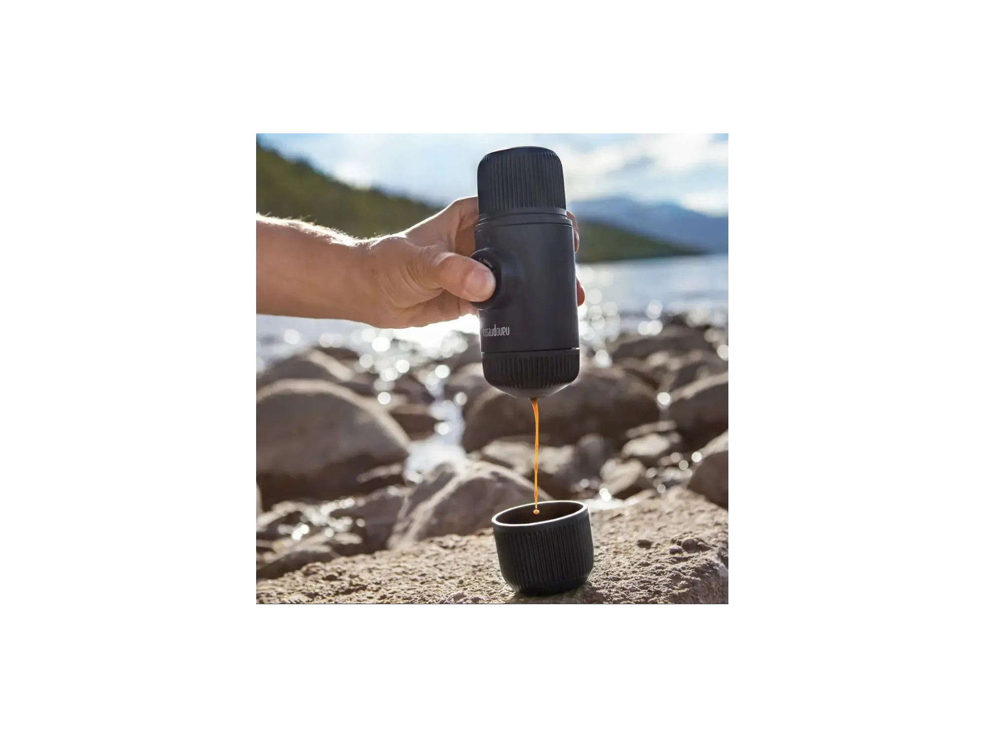 Wacaco Nanopresso + tvrdé pouzdro | Manuální espresso kávovar | SNAILE