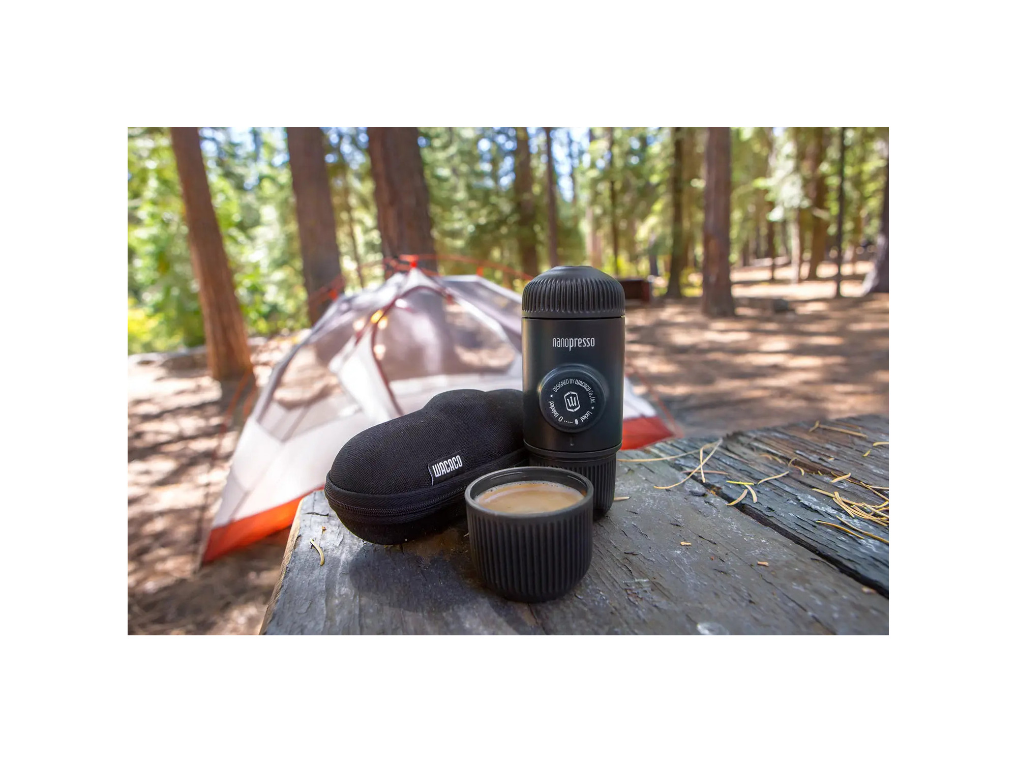 Wacaco Nanopresso + tvrdé pouzdro | Manuální espresso kávovar | SNAILE