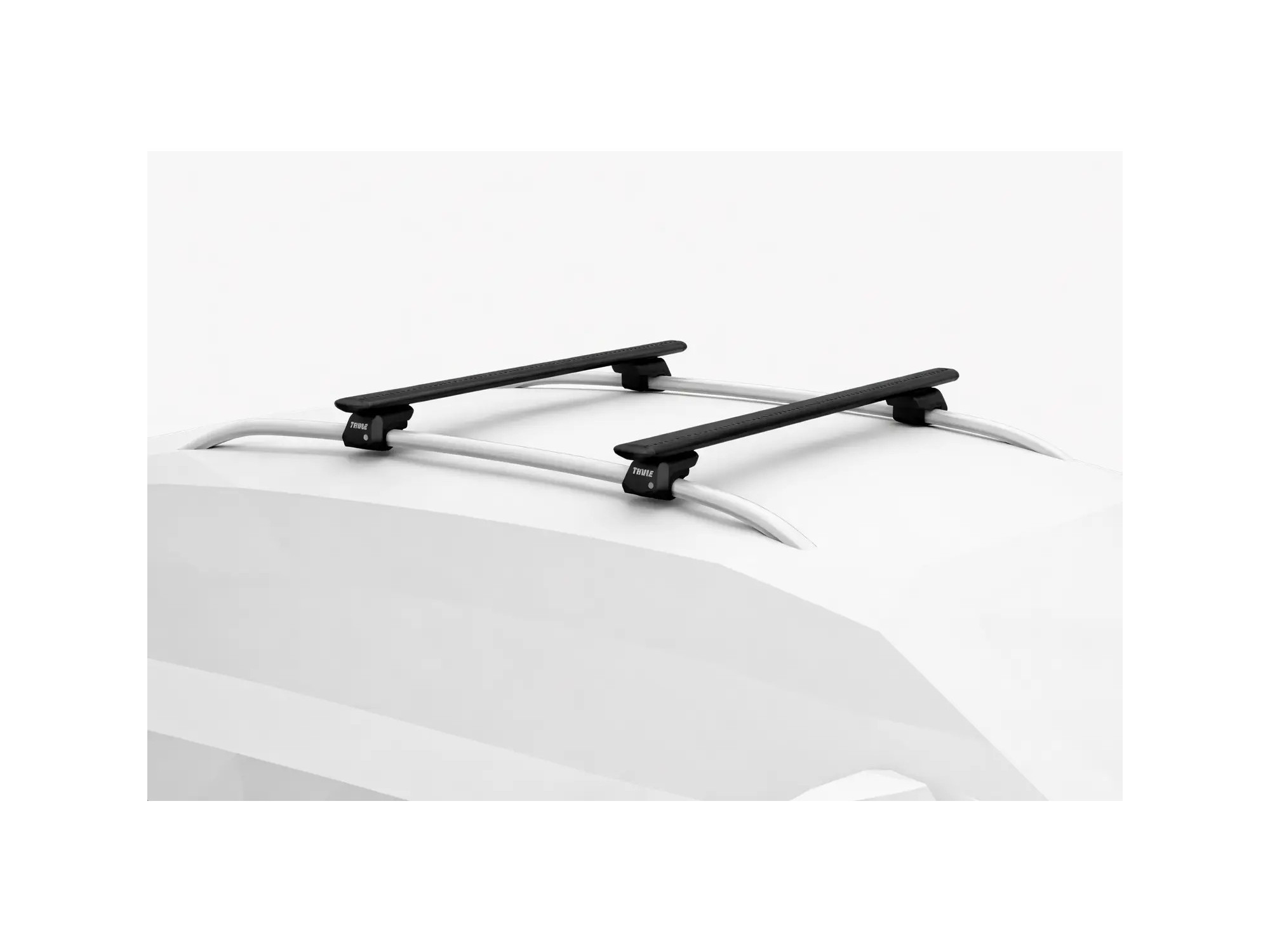 Thule WingBar Evo pro zvýšené lyžiny Stříbrné | SNAILER®