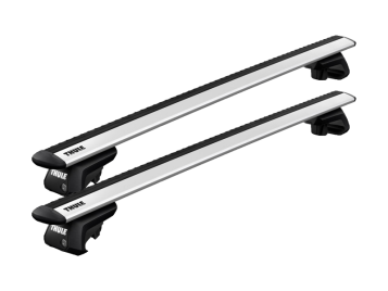 Thule WingBar Evo pro zvýšené lyžiny Stříbrné | SNAILER®