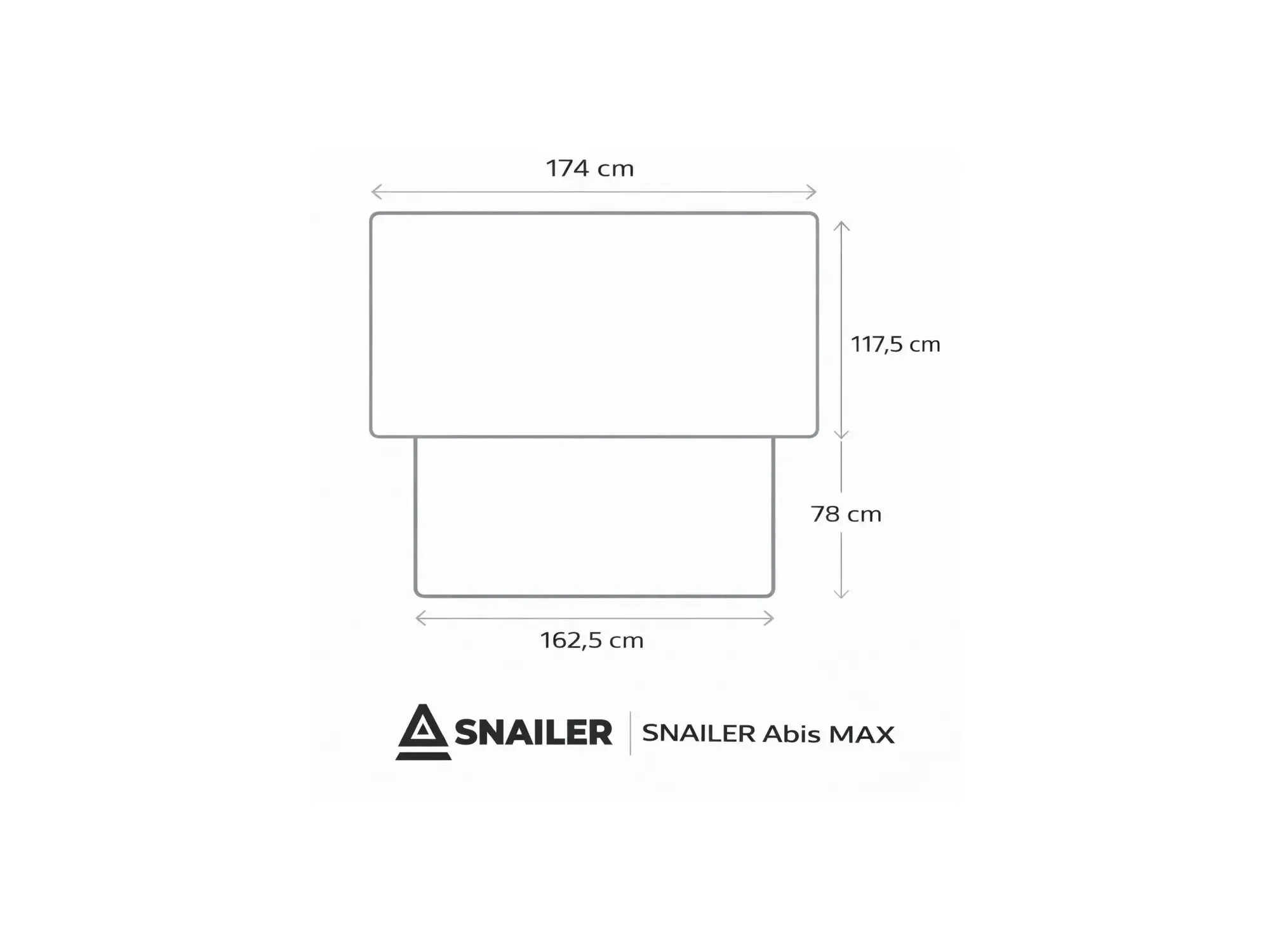 SNAILER® Abis MAX - skořepinový střešní stan pro rodiny