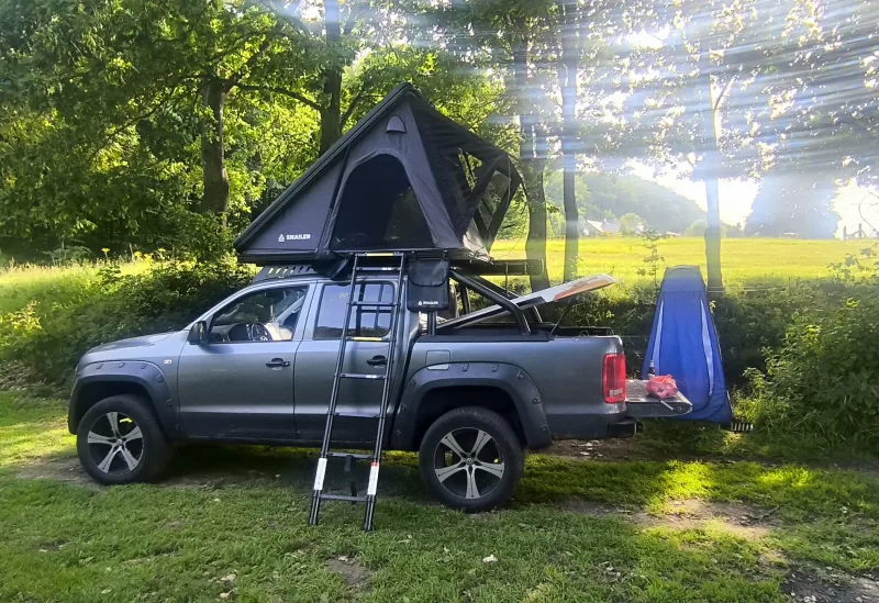 Snailer Alduo stresni stan na voze Volkswagen Amarok - fotografie zakaznika z Polska